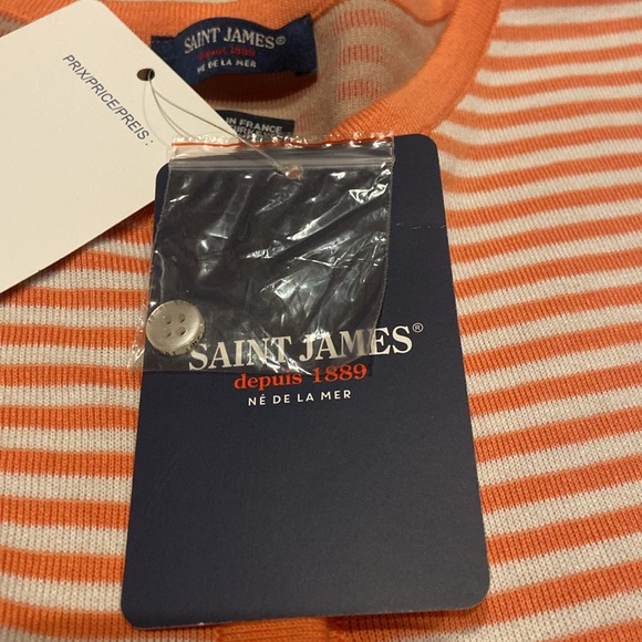 BEAUTIFUL SAINT JAMES PISTOIA Size 14 NWT Button Front Sweater MSRP $255 - Picture 13 of 13